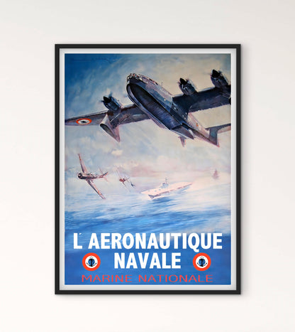 Affiche Aéronautique Navale Marine Nationale