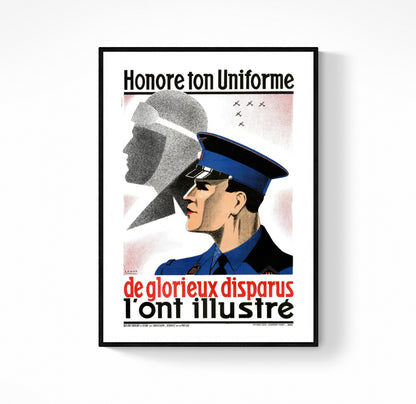 Affiche Honore ton Uniforme de Glorieux disparus