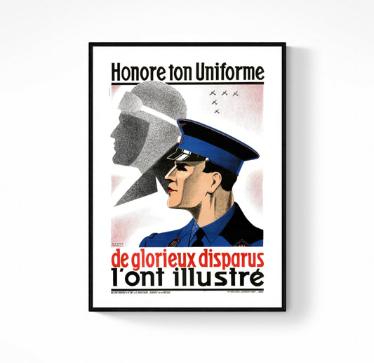 Affiche Honore ton Uniforme de Glorieux disparus