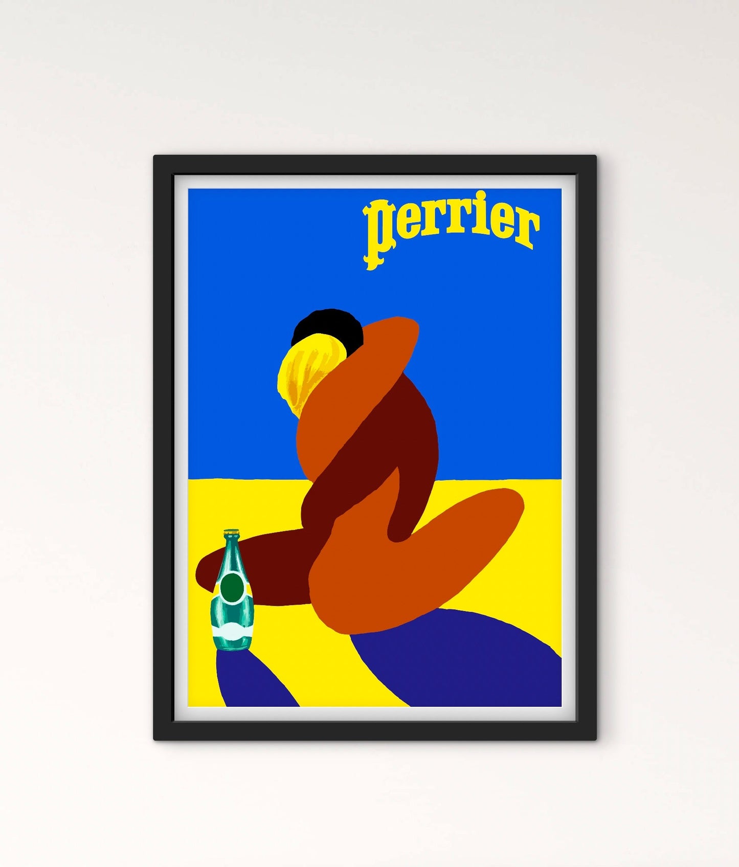Affiche Perrier pub affichevintagefrance
