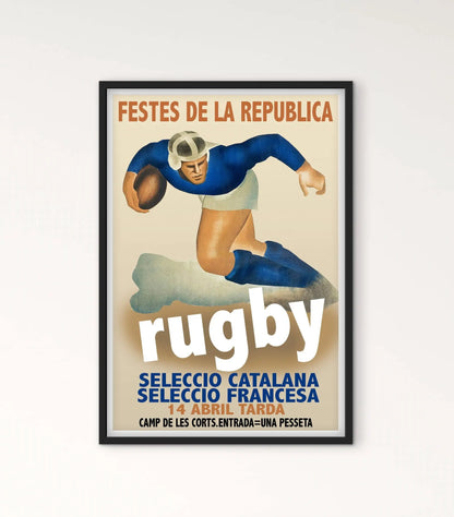 Affiche Rugby affichevintagefrance