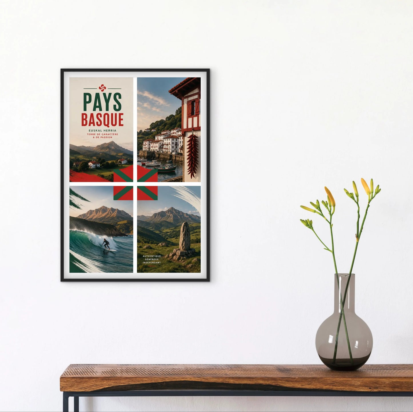 Affiche Pays Basque affichevintagefrance