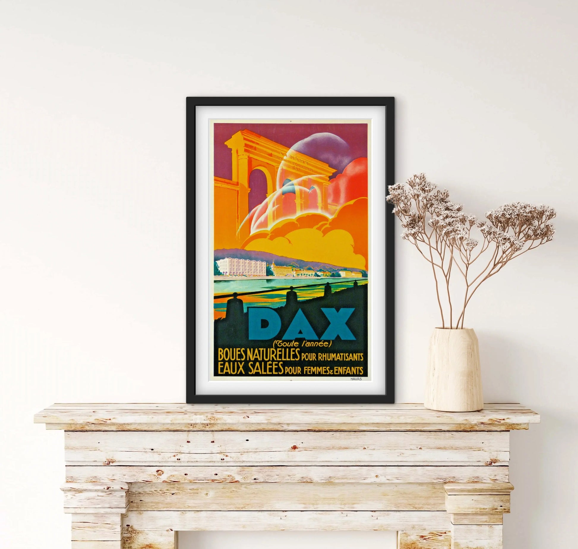 Affiche Dax Landes affichevintagefrance
