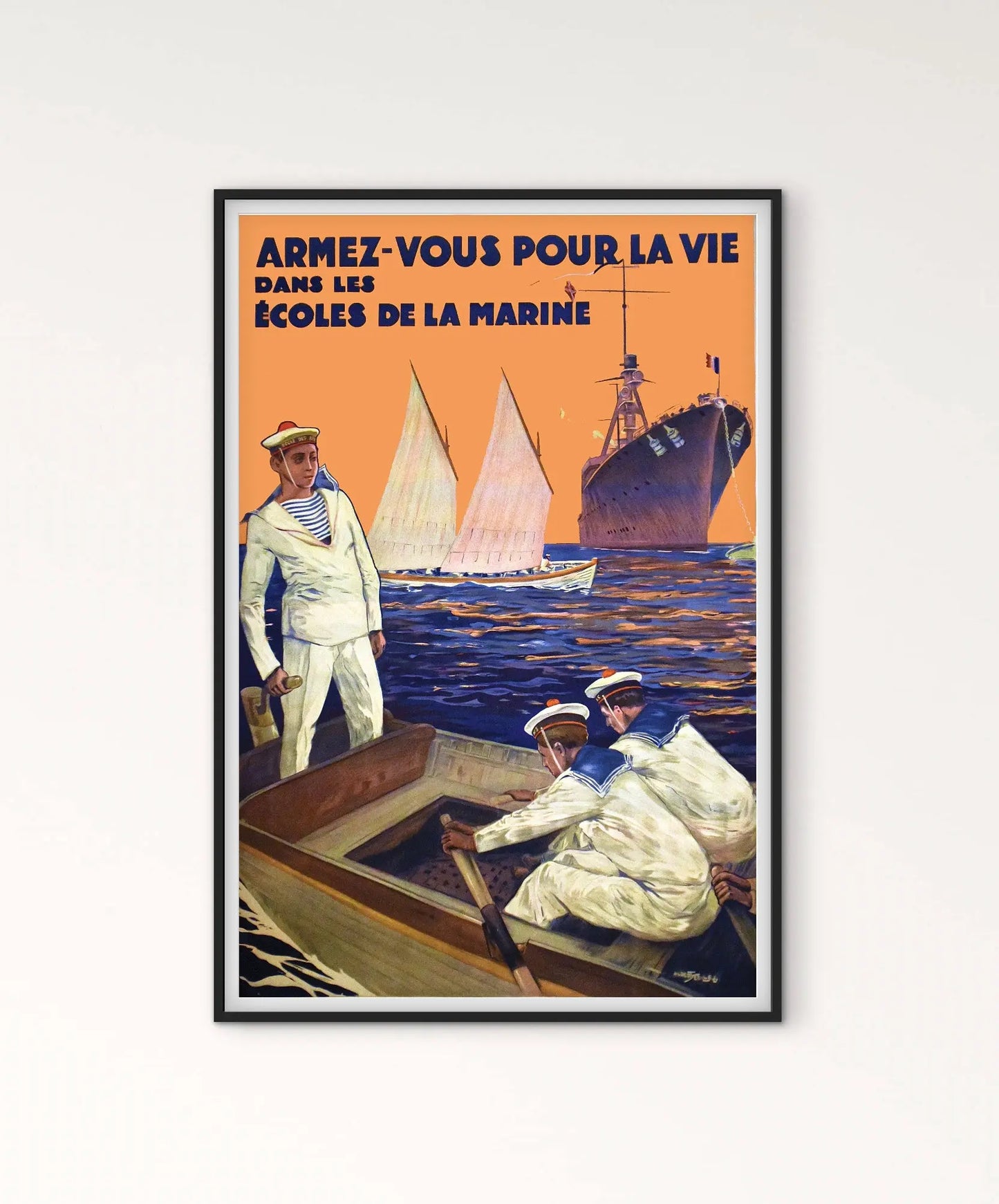 Affiche Marine Nationale affichevintagefrance