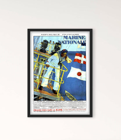 Affiche Marine Nationale affichevintagefrance