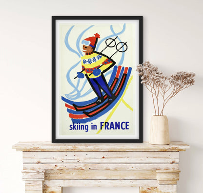 Affiche Ski France affichevintagefrance