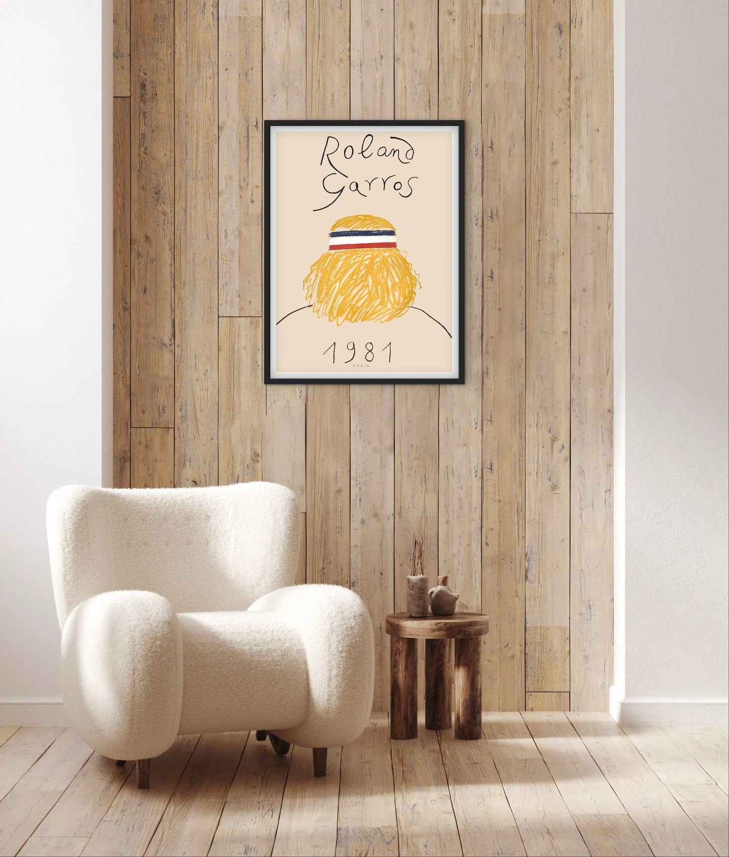 Affiche Tennis Roland Garros 1981 affichevintagefrance
