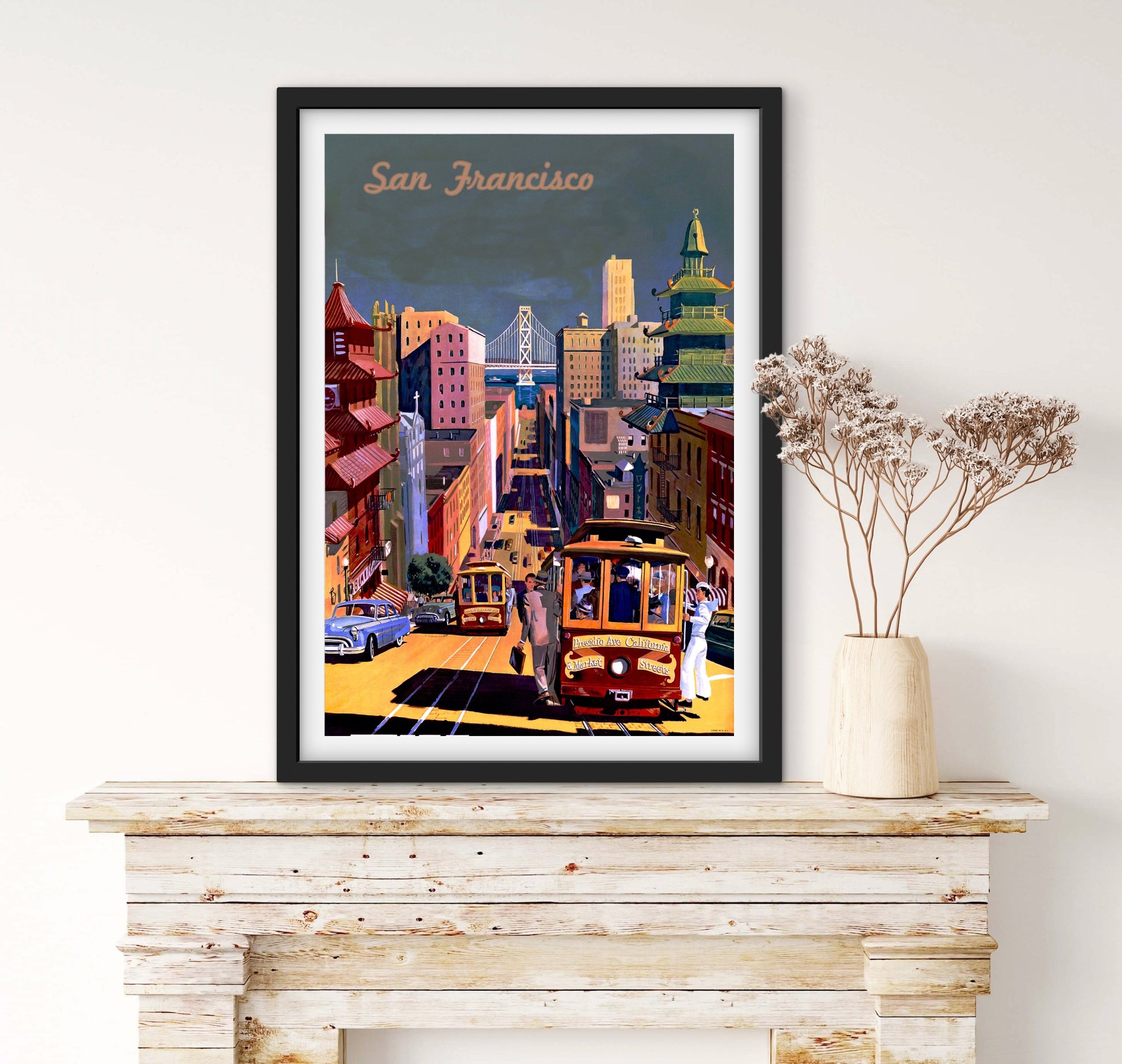 Affiche San Francisco Californie affichevintagefrance