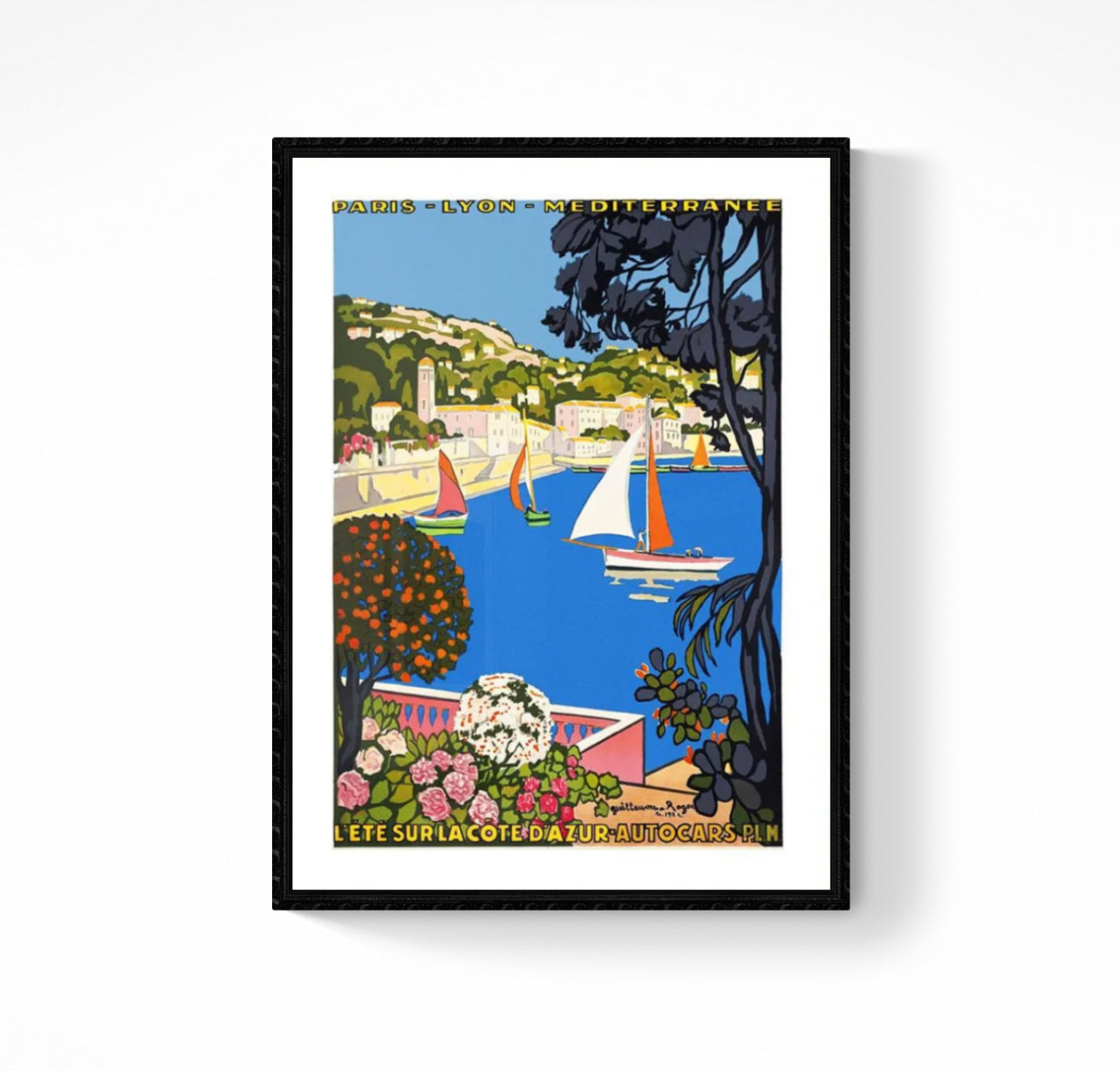 Affiche Côte d’Azur