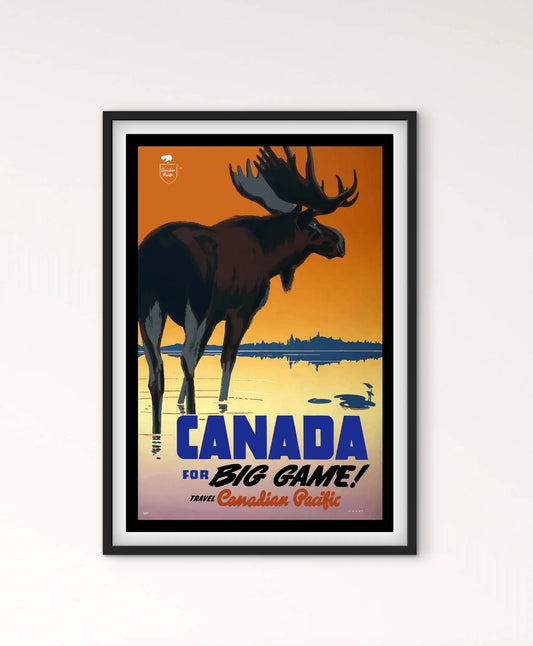 Affiche Canada voyage affichevintagefrance