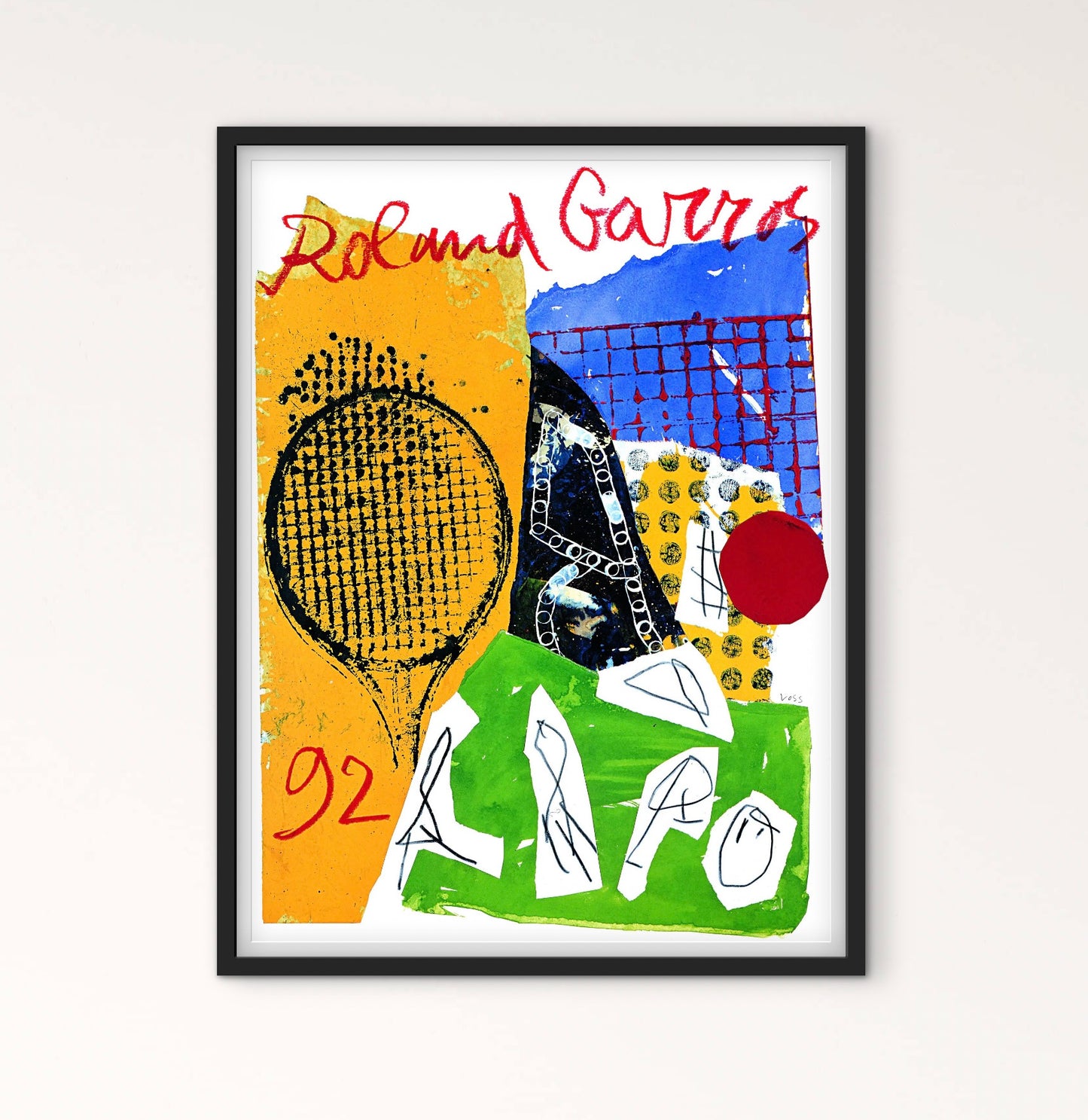 Affiche Tennis Roland Garros 1992