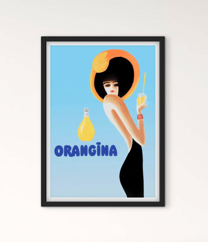 Affiche Orangina pub vintage affichevintagefrance