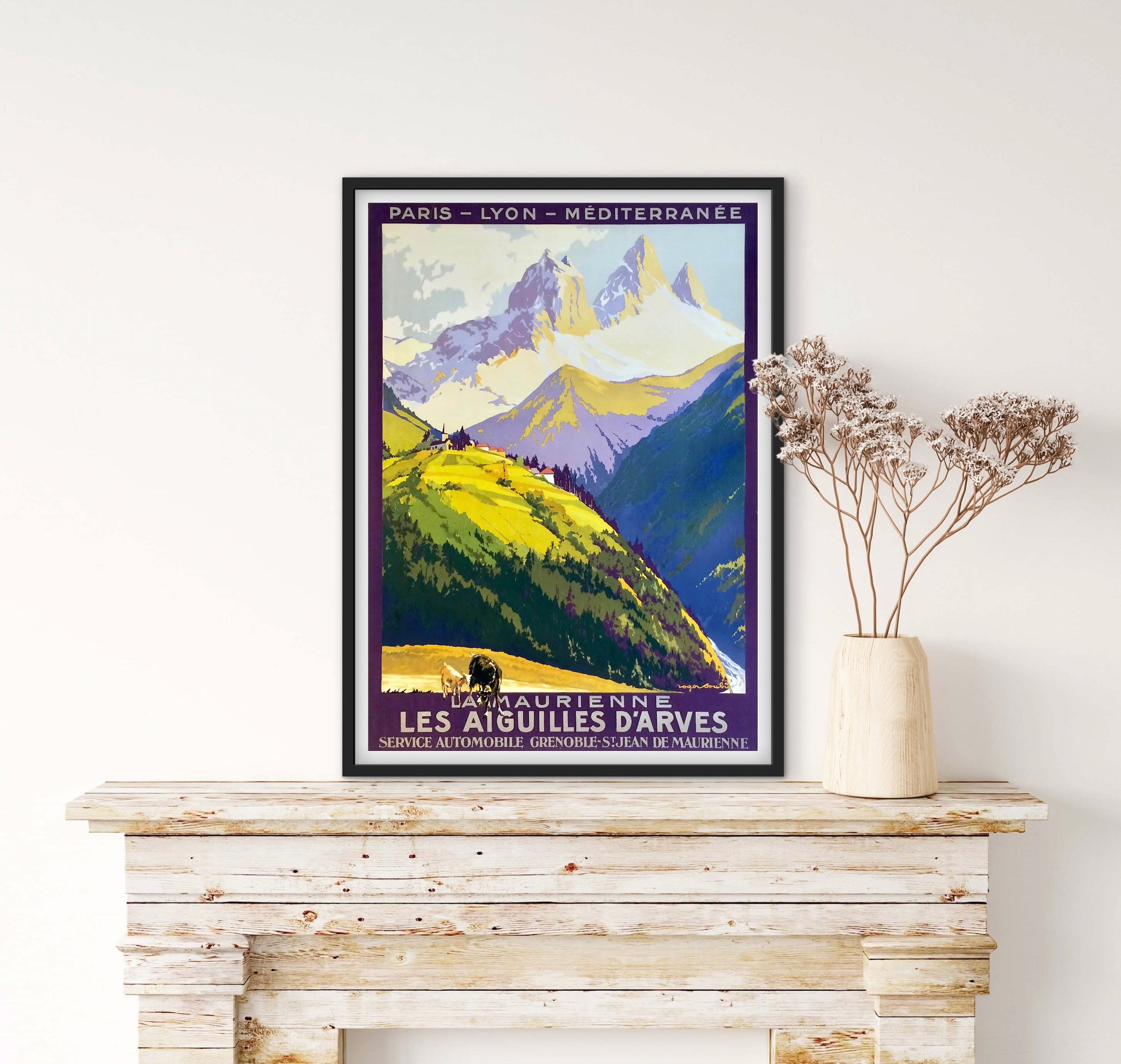 Affiche Les Aiguilles D’Arves affichevintagefrance