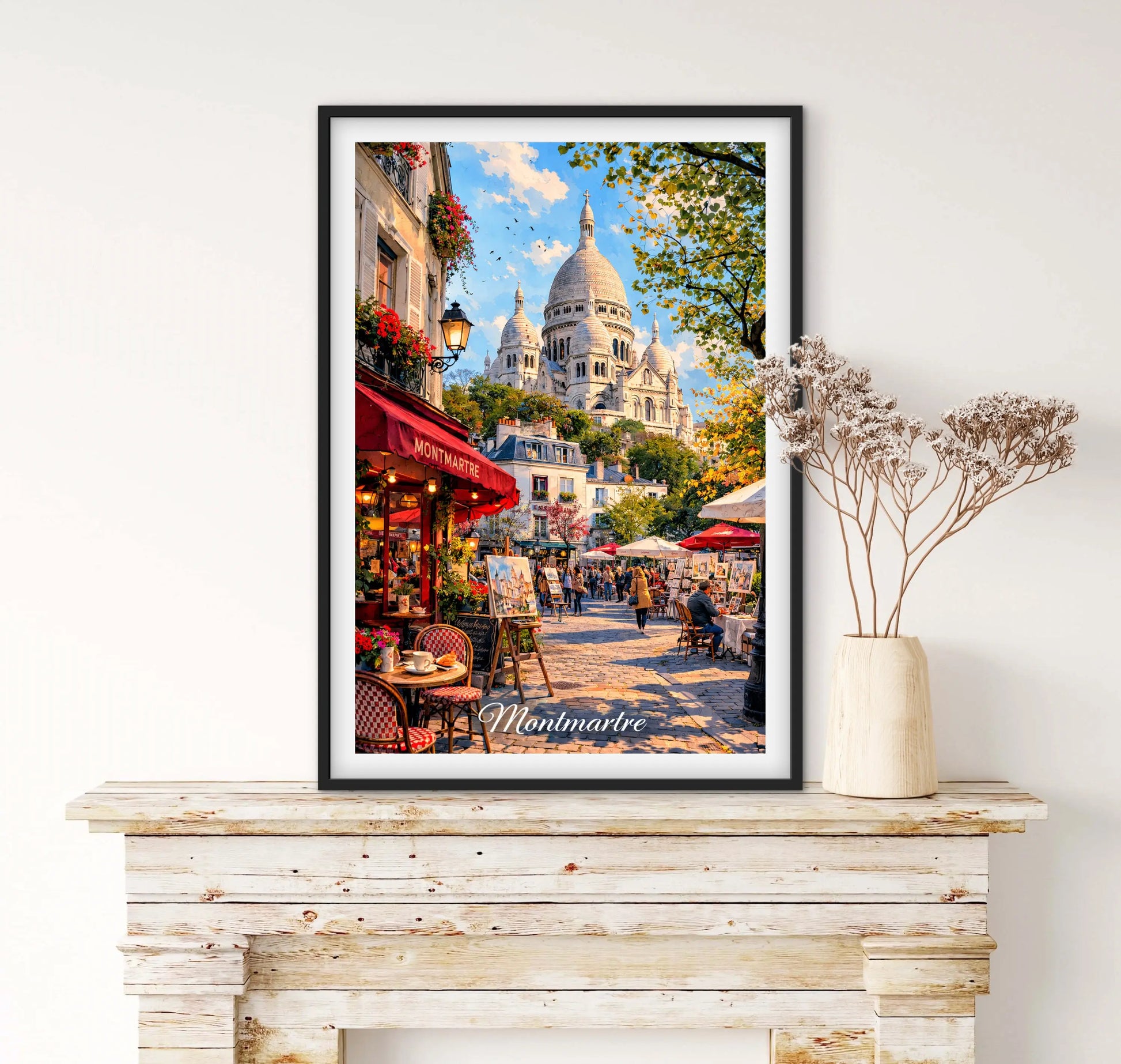Affiche Paris Montmartre affichevintagefrance
