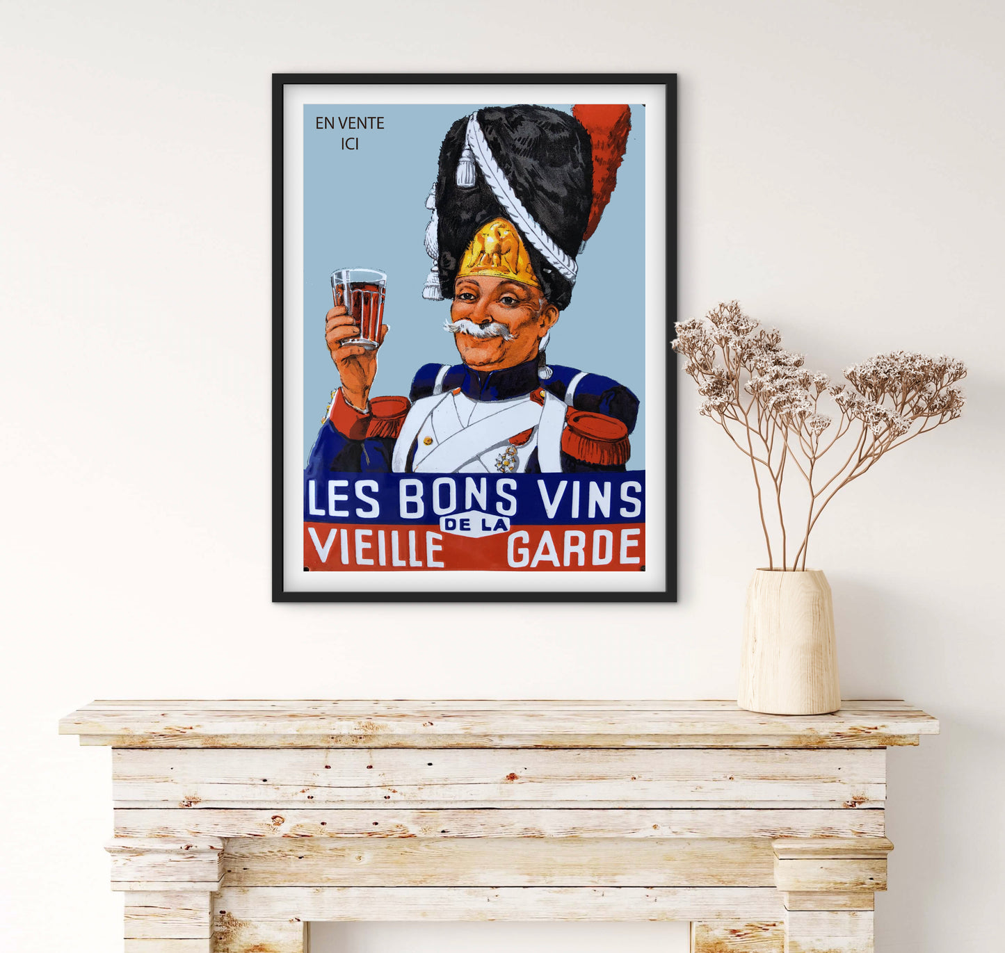 Affiche le bons vins de la vieille garde