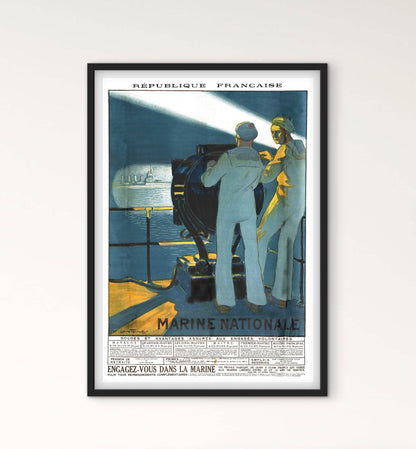 Affiche Marine Nationale affichevintagefrance