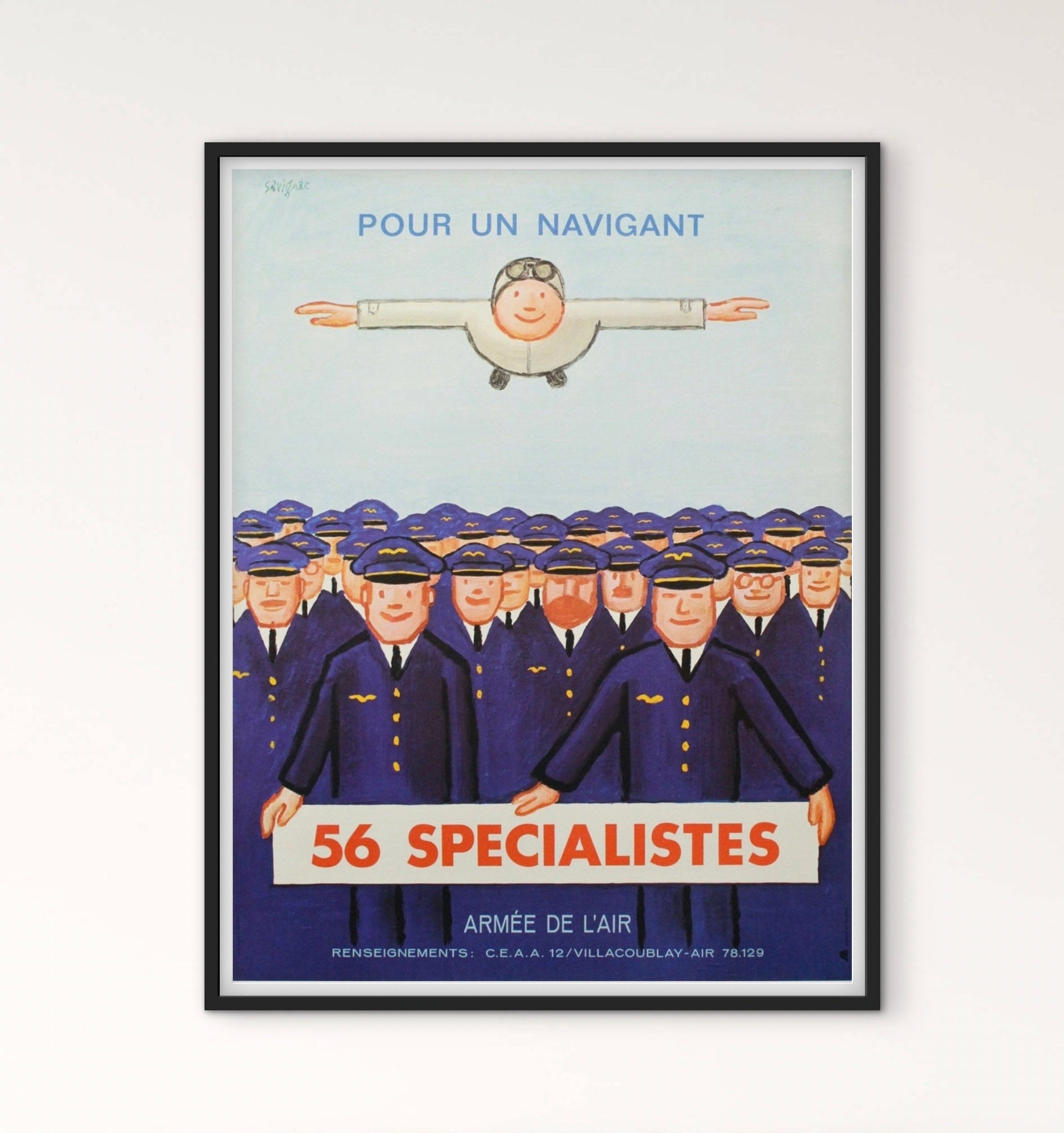 affiche Armée Air Navigant Spécialistes affichevintagefrance
