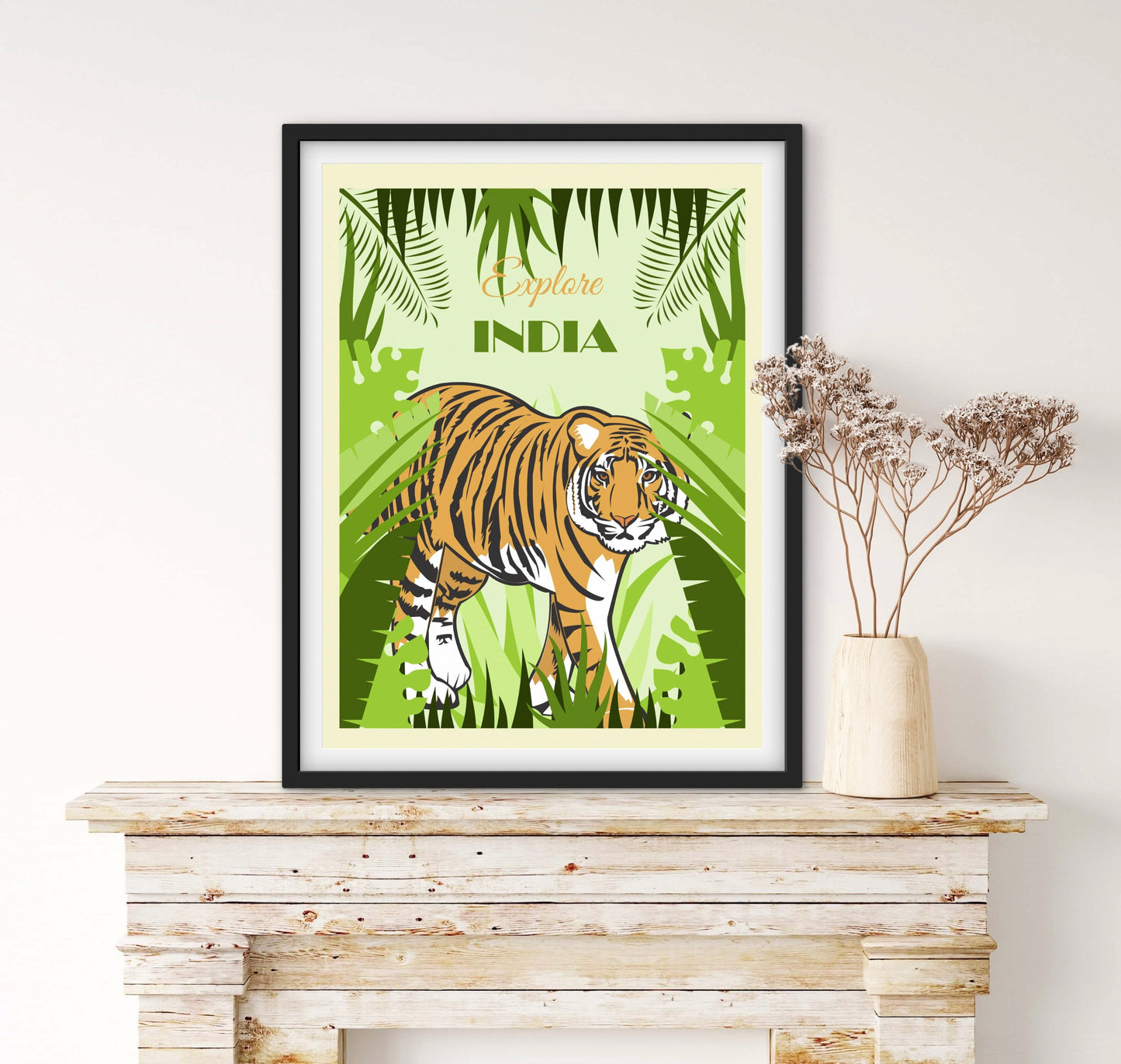 Affiche Inde voyage affichevintagefrance