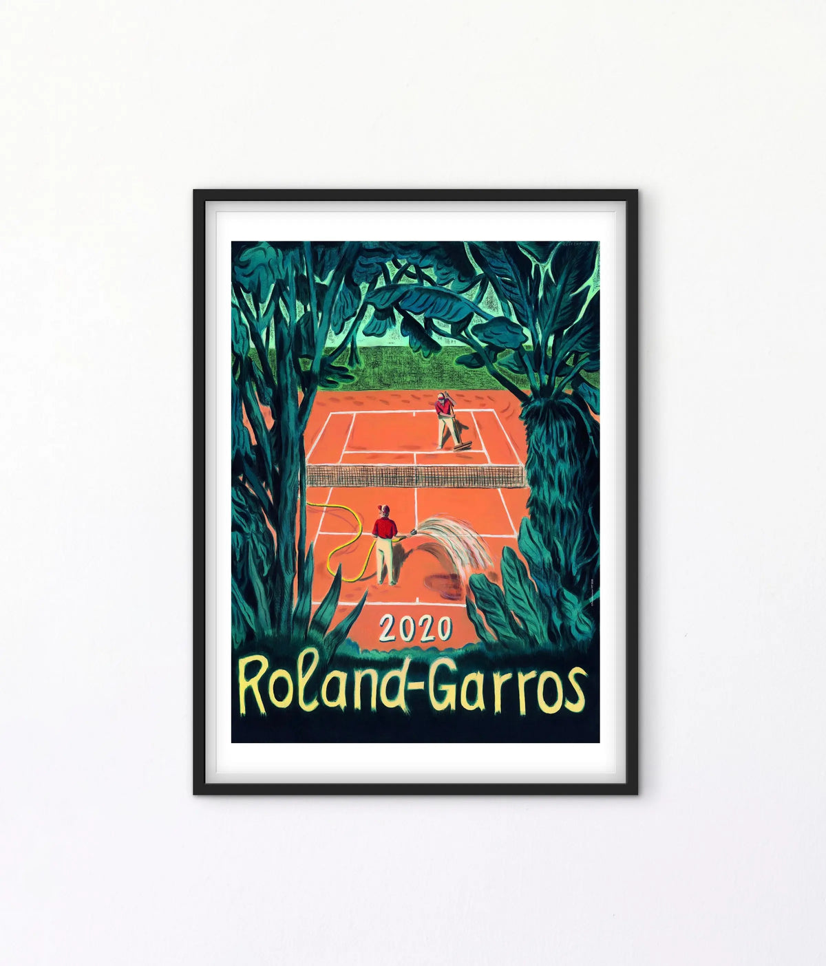 Affiche Roland Garros 2020 affichevintagefrance