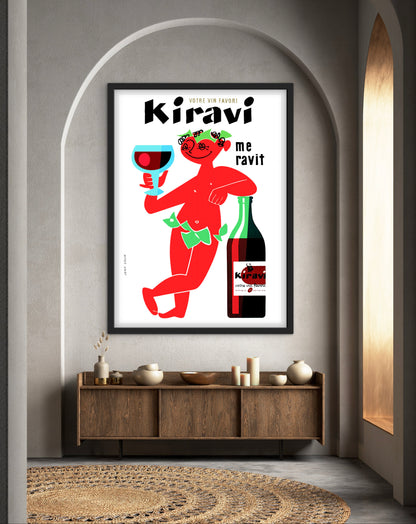 Affiche vin Kiravi