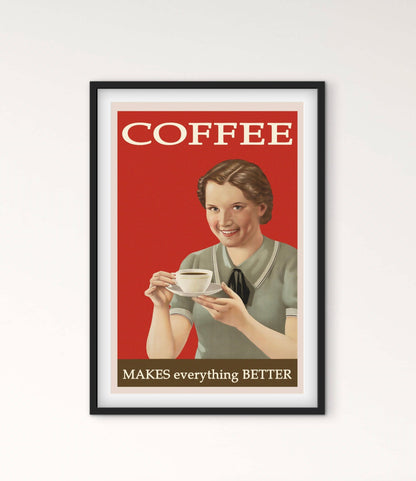 Affiche Café « Coffee » affichevintagefrance
