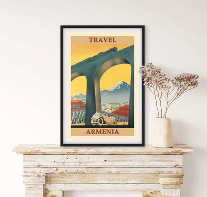 Affiche Arménie Voyage affichevintagefrance