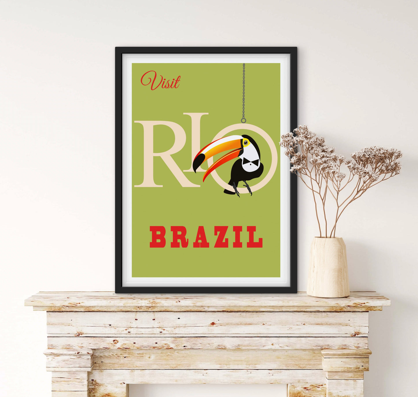 Affiche Brésil Rio affichevintagefrance