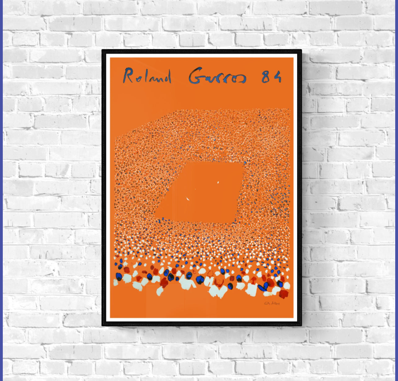 Affiche Tennis Roland Garros 1984