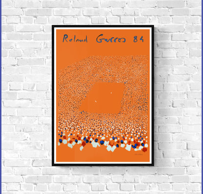 Affiche Tennis Roland Garros 1984
