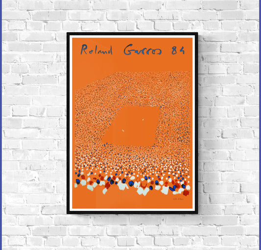 Affiche Tennis Roland Garros 1984