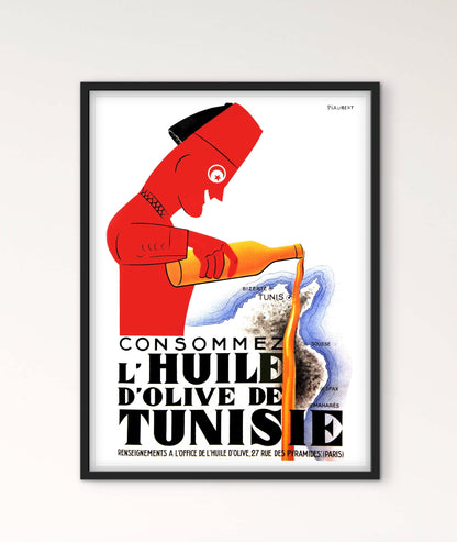Affiche Huile d’Olive Tunisie