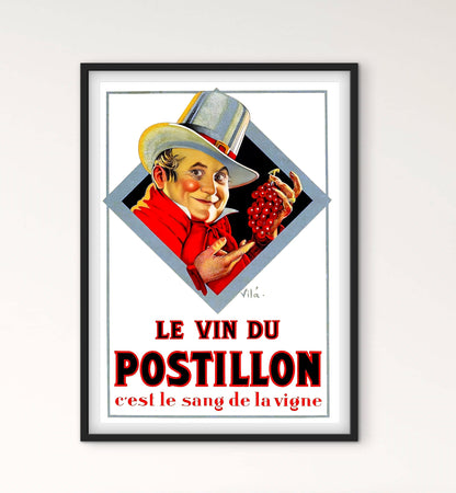 Affiche le vin du postillon