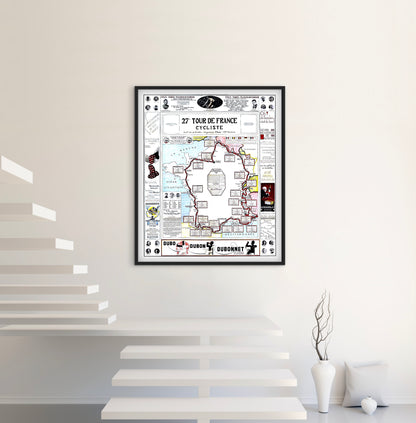 Affiche 27e Tour de France Cycliste
