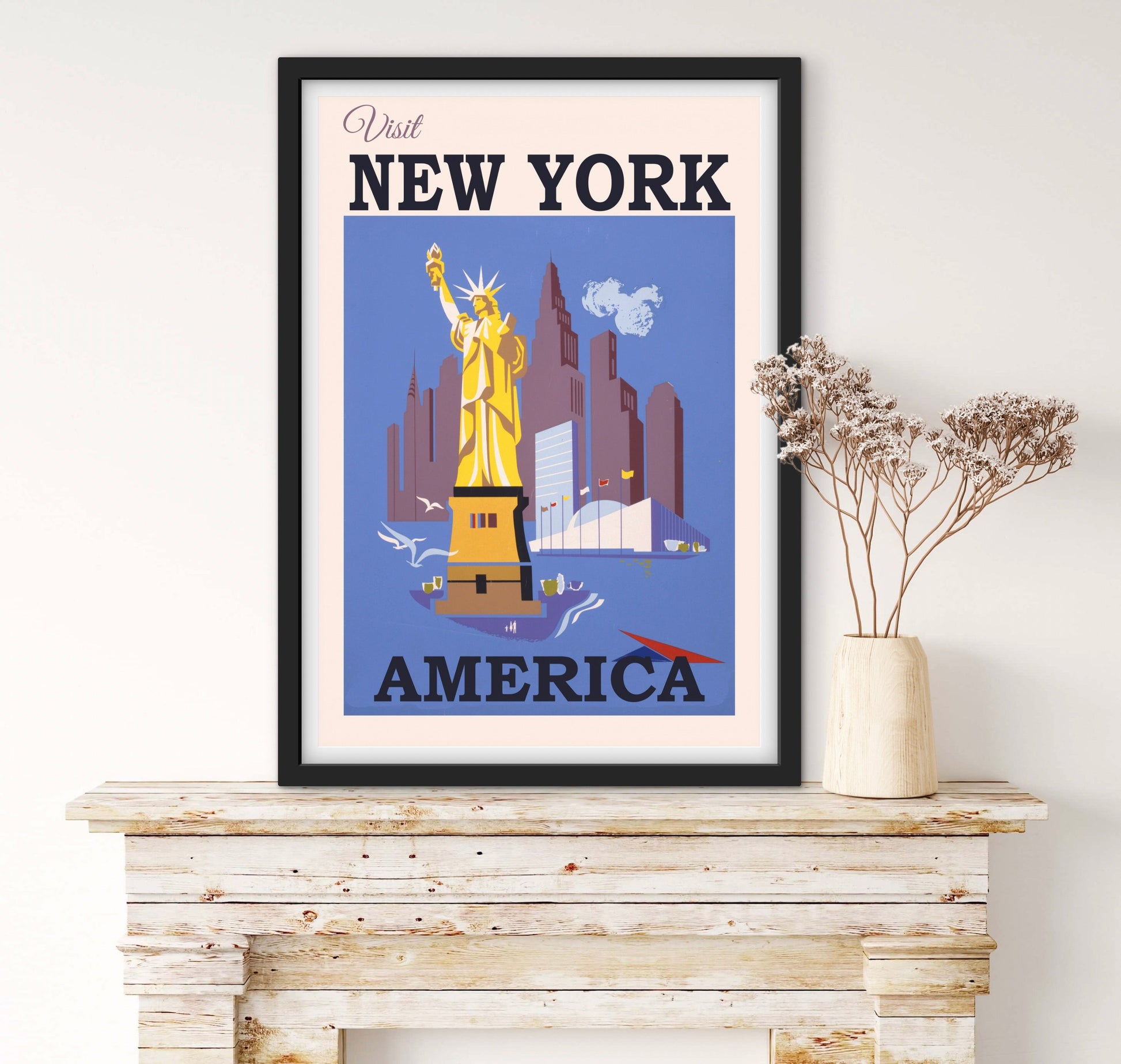 Affiche Statue de la Liberté New York affichevintagefrance