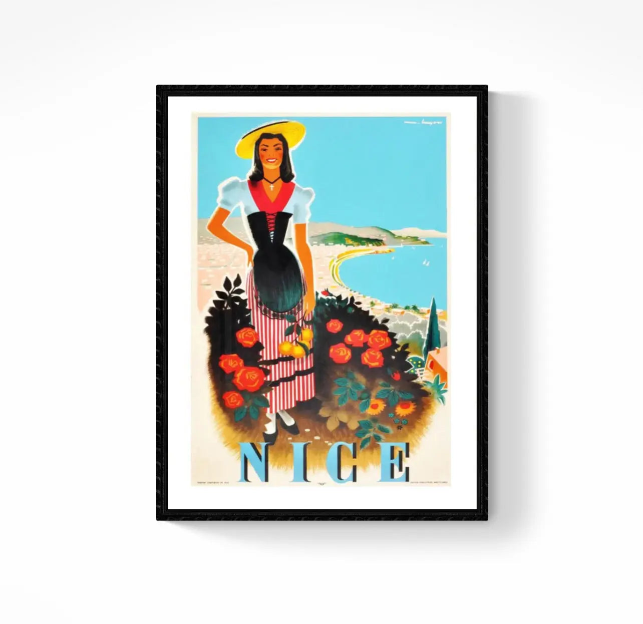 Affiche Nice affichevintagefrance