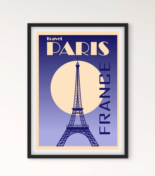 Affiche Paris France affichevintagefrance