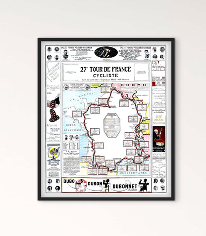 Affiche 27e Tour de France Cycliste