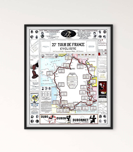Affiche 27e Tour de France Cycliste
