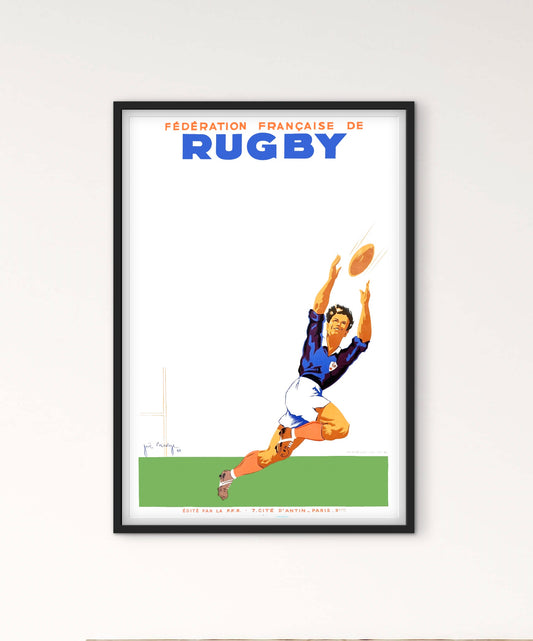 Affiche fédération Française Rugby