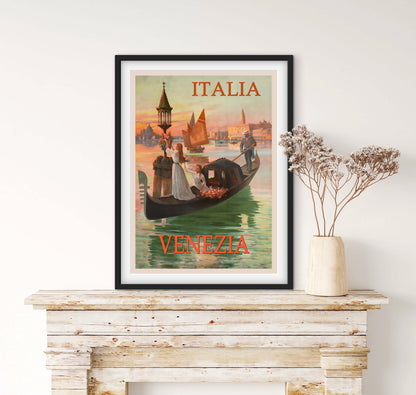 Affiche Venise Italie affichevintagefrance