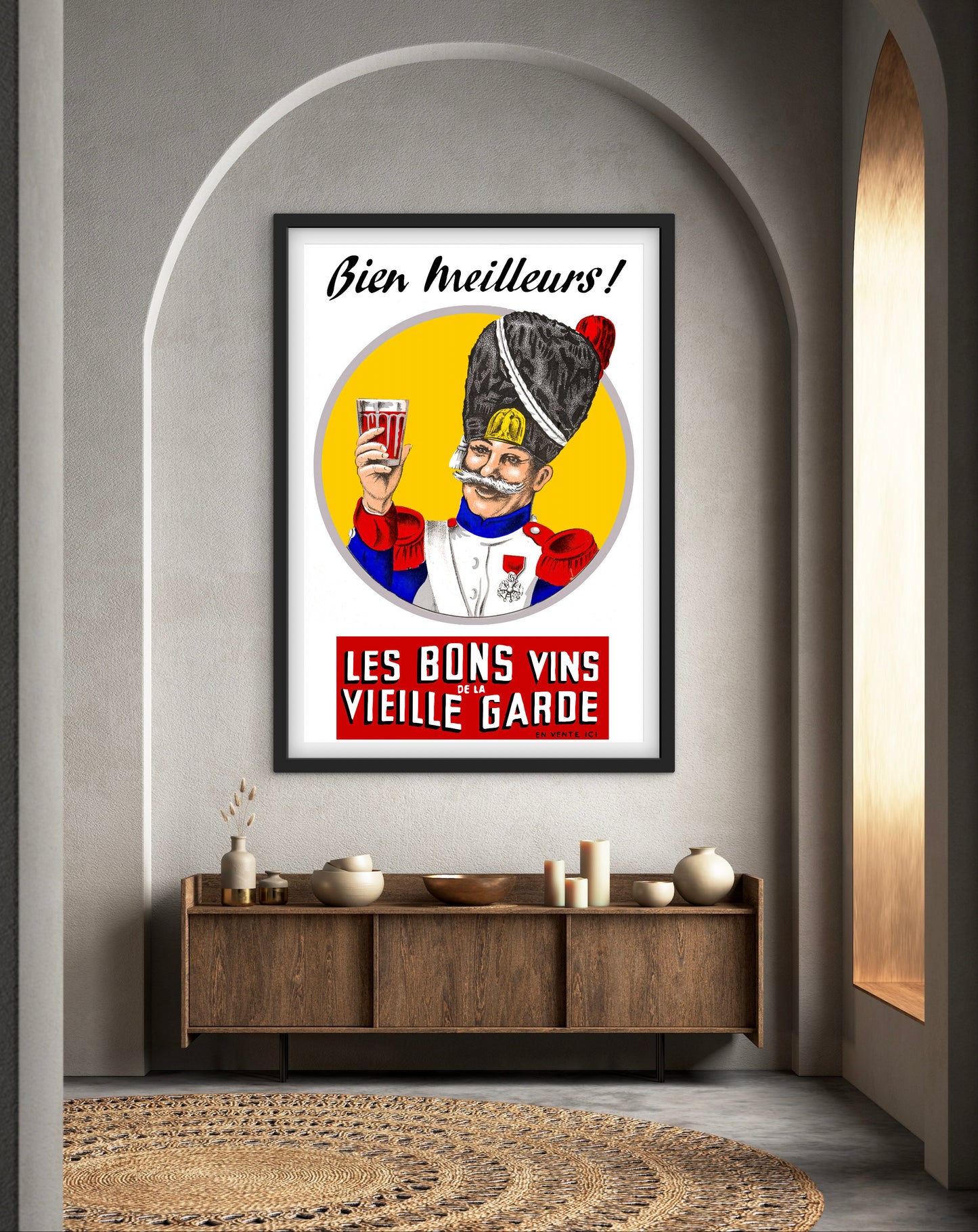 Affiche le bons vins de la vieille garde