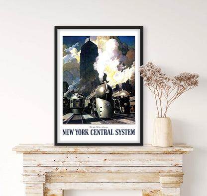 Affiche New York central system affichevintagefrance