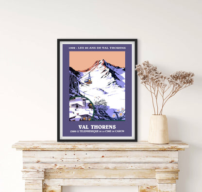 Affiche Val Thorens affichevintagefrance