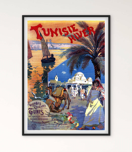Affiche Tunisie l’hiver