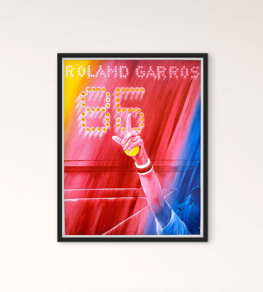 Affiche Tennis Roland Garros 1985