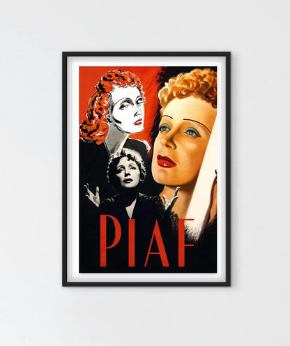 Affiche Edith Piaf vintage affichevintagefrance