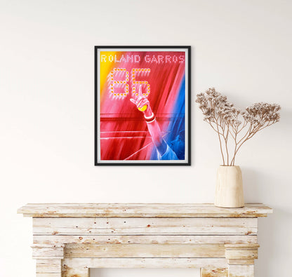 Affiche Tennis Roland Garros 1985