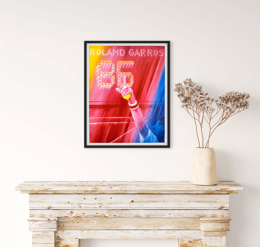 Affiche Tennis Roland Garros 1985