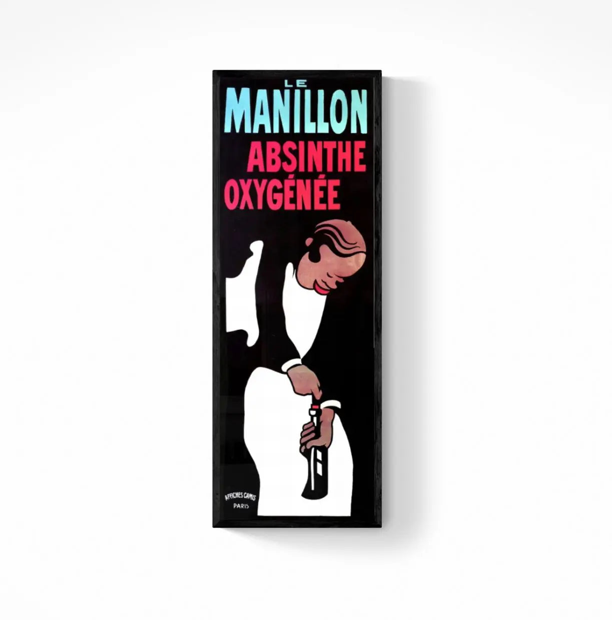 Affiche Absinthe oxygénée Manillon affichevintagefrance