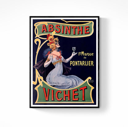 Affiche Absinthe Vichet Pontarlier